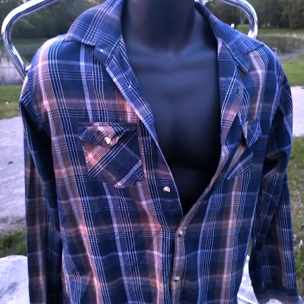 Superdry plaid button down